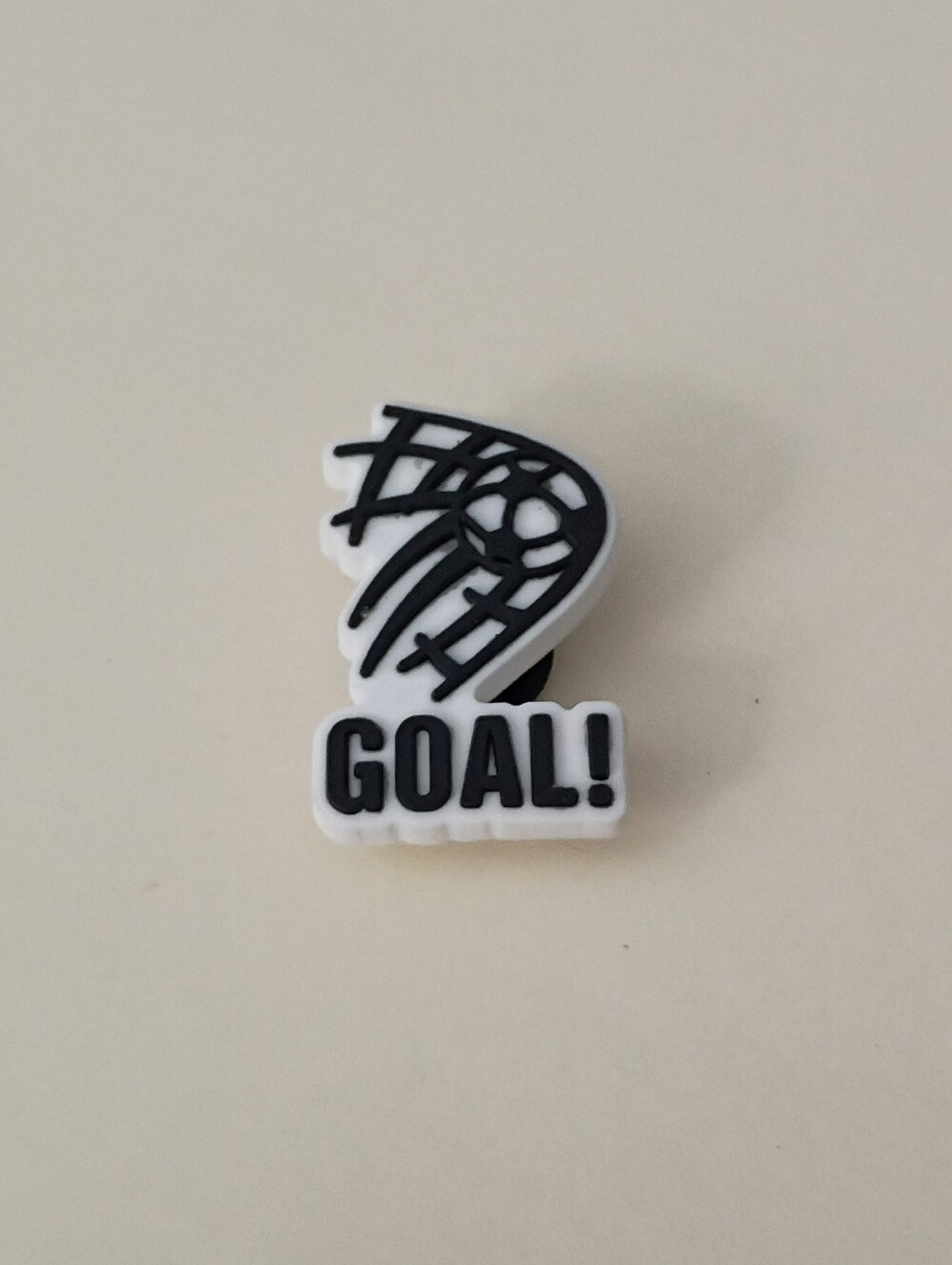 10 for $10 Jibbitz Croc Charm - Soccer Ball Going Into Goal! Football Sports